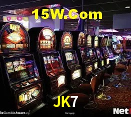Tela de boas-vindas e lobby de jogos do aplicativo JK7